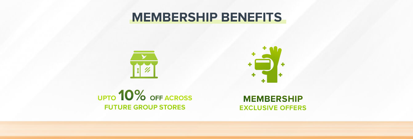 10% discount in all Future Group Stores